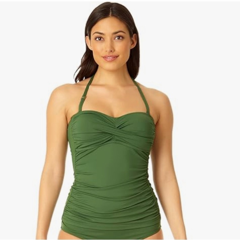 New Anne Cole Tankini Top Medium